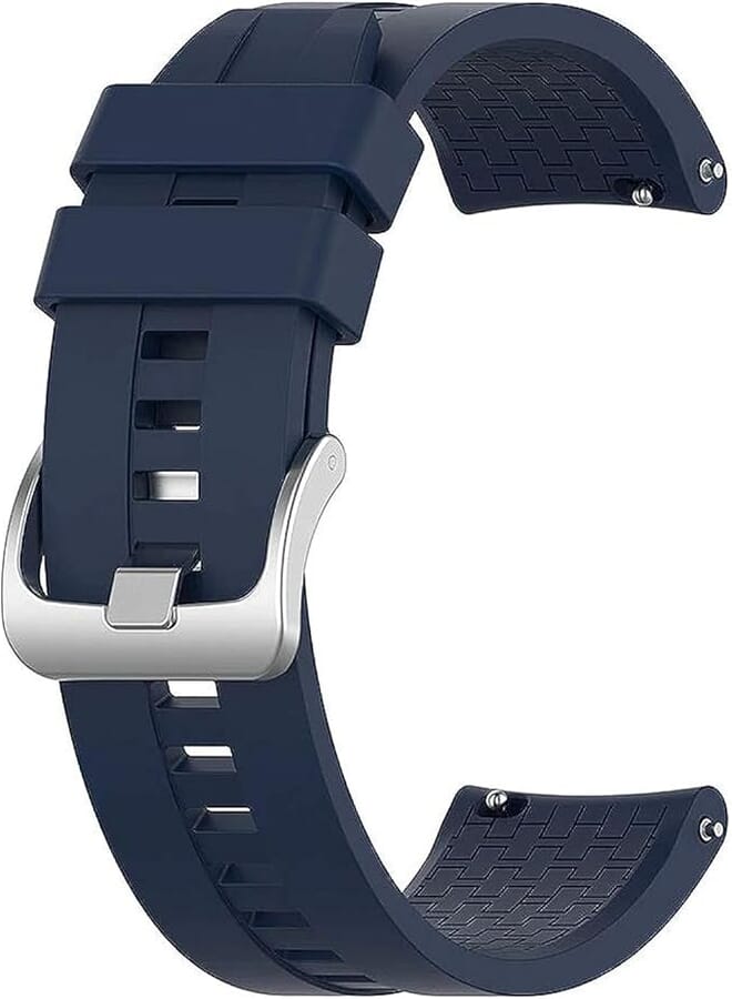Sport Silicone Band Strap, Matte, Bracelet Watch Band, Accessory Band, Size (22MM) for Huawei Watch GT1, GT2 46MM / Samsung S3 S4 46MM, Active2 44MM, Watch 3 45MM / Honor Magic2 46MM
